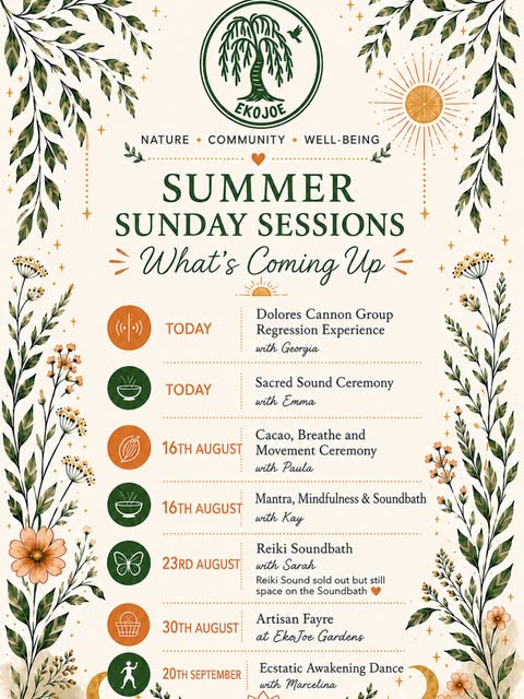 Summer Sunday Sessions event preview from Instagram